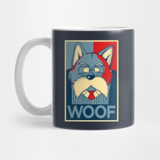 The President Is A Dog Mug